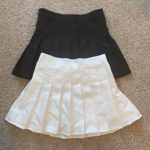 set of pleated skirts